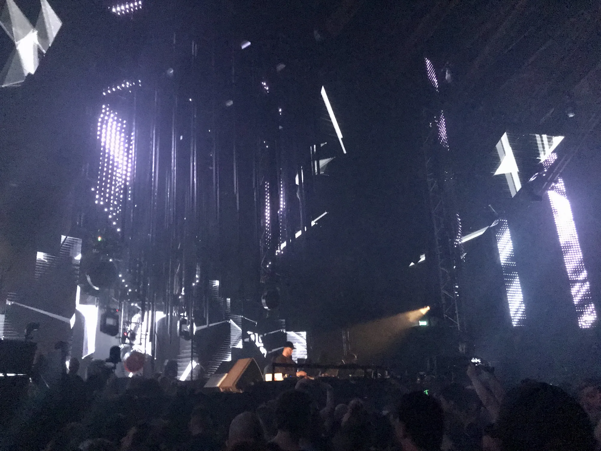 Dark techno atmosphere at the Gashouder during Awakenings