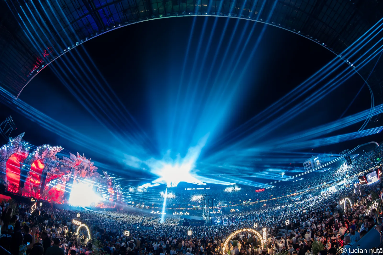 Burna Boy performing at Untold Festival 2024, Cluj-Napoca, Romania